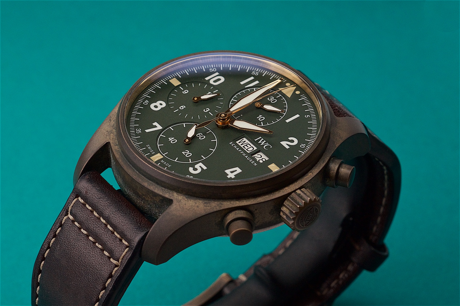 IWC: IWC Spitfire Bronze 41mm Reference IW387902 Circa 2022