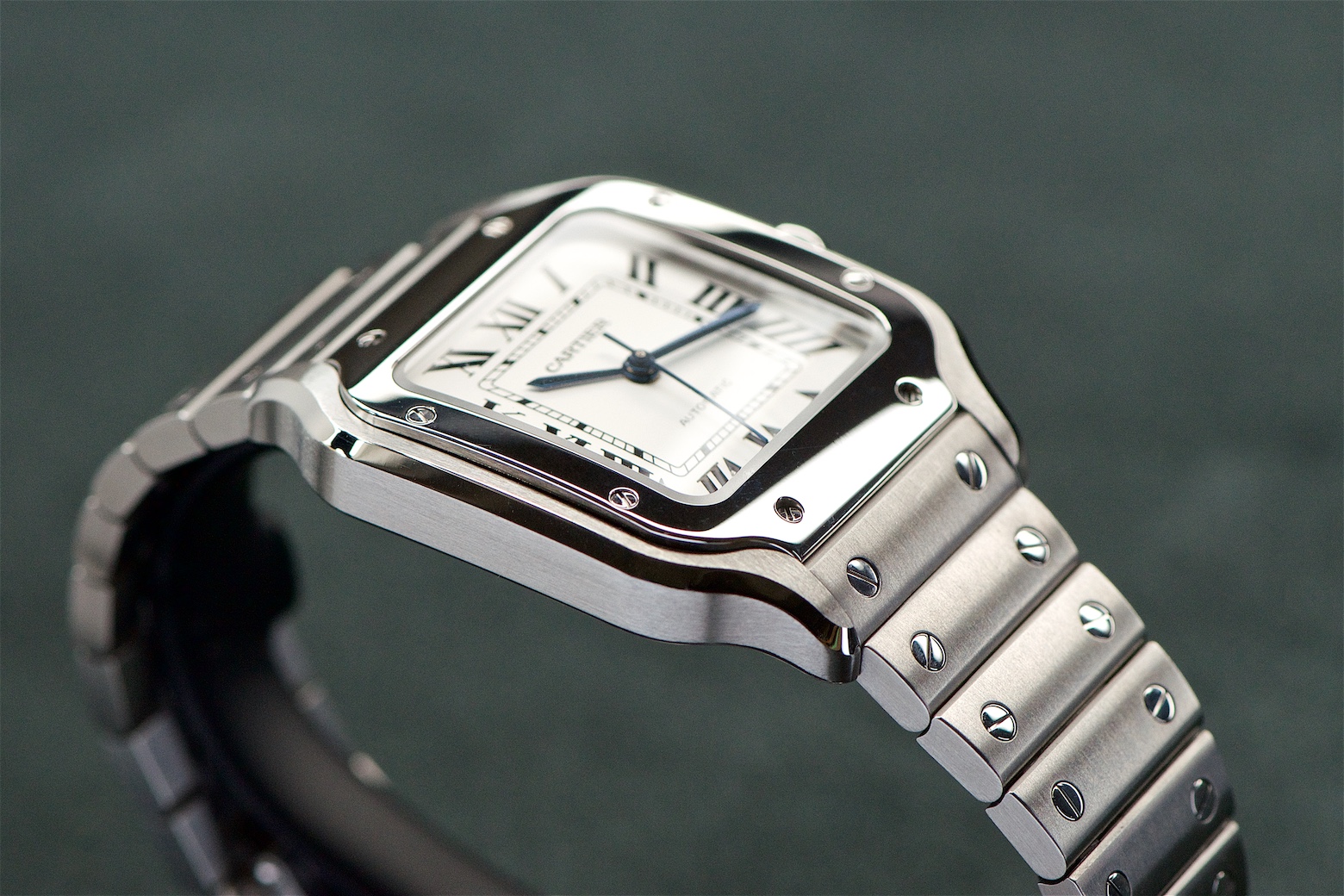 Cartier: Cartier Santos De Cartier 35mm Reference WSSA0029 Circa 2022