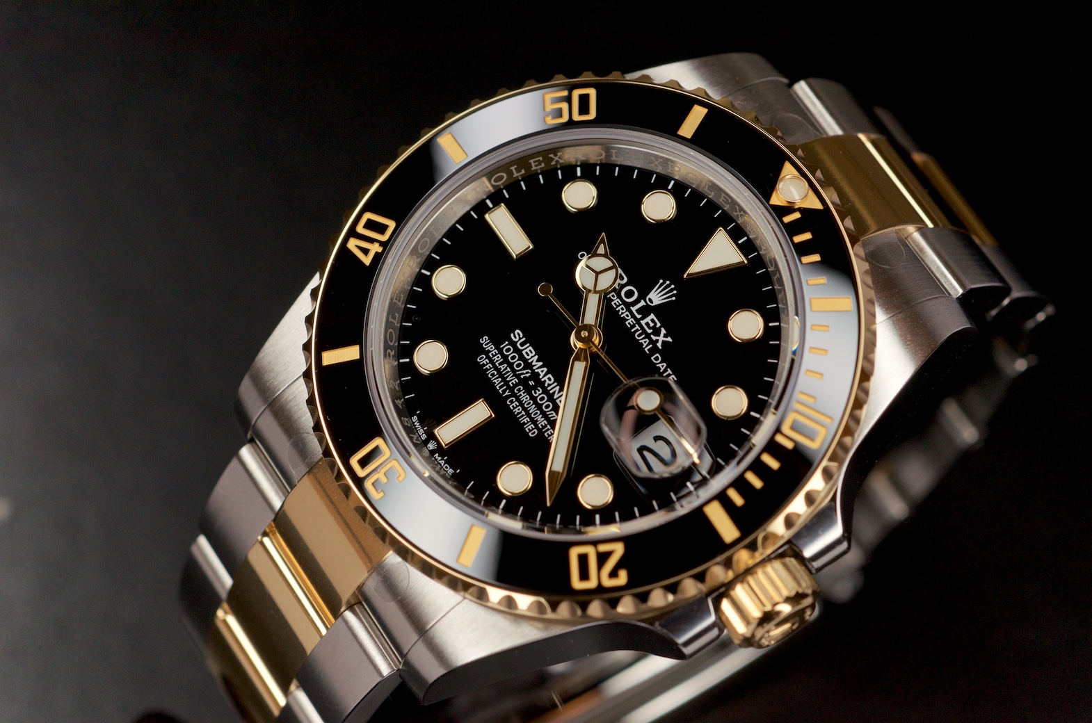 All Watches: Rolex Submariner Date Stainless Steel & Yellow Gold 41mm ...