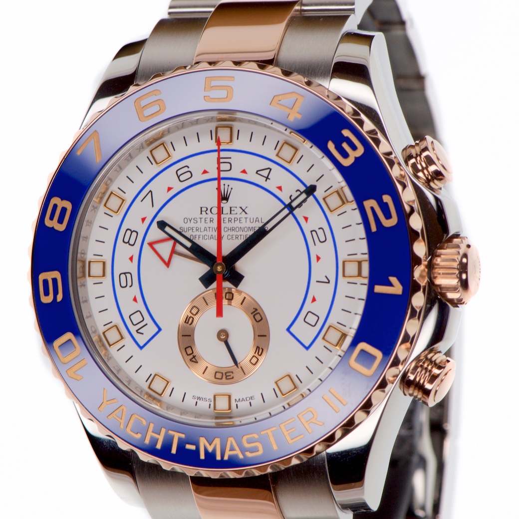 yacht master 2 steel and rose gold