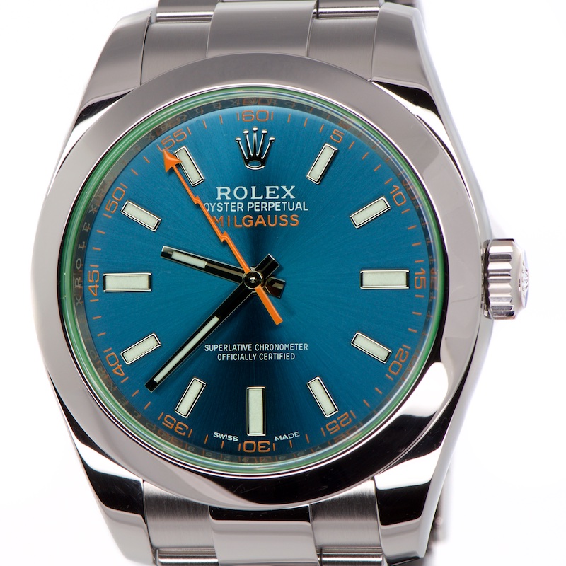All Watches : Rolex Milgauss Blue Dial 