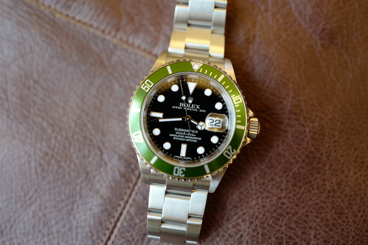 rolex kermit m series