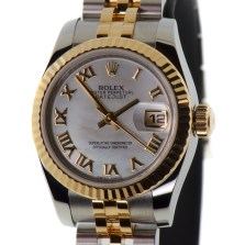 Lady Datejust Mother Of Pearl 18K YG/SS 26mm Ref 179173 Circa