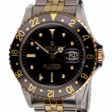 Rolex GMT Master "Nipple Dial" Stainless & 18K Yellow Gold 40mm Reference 1675