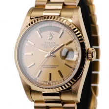 Rolex Day Date 18K Yellow Gold 36mm Reference 18238 U Serial