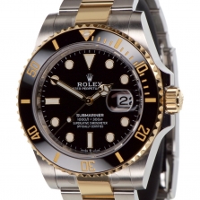 Rolex Submariner Date 18K Yellow Gold & Stainless Steel 41mm Reference 126613LN Circa 2022